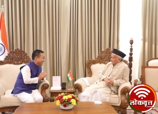 सिक्कीमच्या मुख्यमंत्र्यांनी घेतली राज्यपाल कोश्यारींची भेट