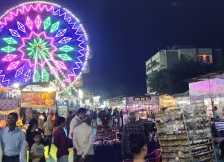 गडचिरोलीतील मेला मधील ब्रेक डान्स वर दुर्घटना : एक युवती जखमी