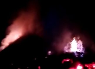 जेप्रा धान्याचे पुजणे पेटविण्याचा सत्र सुरूच