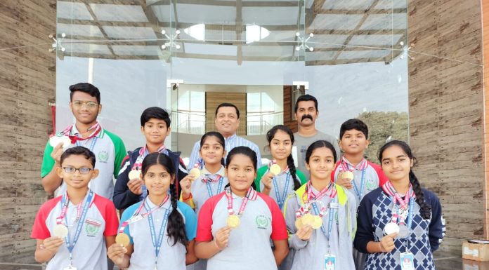 प्लॅटिनम ज्युबिली स्कूलच्या विद्यार्थ्यांनी १४ सुवर्णपदकांसह राज्यस्तरीय सिकाई मार्शल आर्ट स्पर्धेत घेतली उत्तुंग भरारी