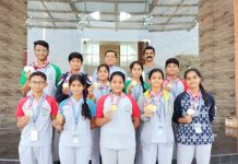 प्लॅटिनम ज्युबिली स्कूलच्या विद्यार्थ्यांनी १४ सुवर्णपदकांसह राज्यस्तरीय सिकाई मार्शल आर्ट स्पर्धेत घेतली उत्तुंग भरारी