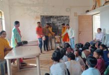 मुडझातील वाचनालयात छत्रपती शिवाजी महाराज यांची जयंती साजरी