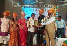 उत्कृष्ट डिजिटल मीडिया पत्रकार म्हणून मोरेश्वर उधोजवार सन्मानित..