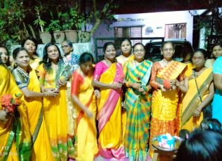 एकता शारदा महिला मंडळ व एकता महिला बचतगट गणेश नगर येथे जागतिक महिला दिनानिमित्त विविध कार्यक्रमांचे आयोजन