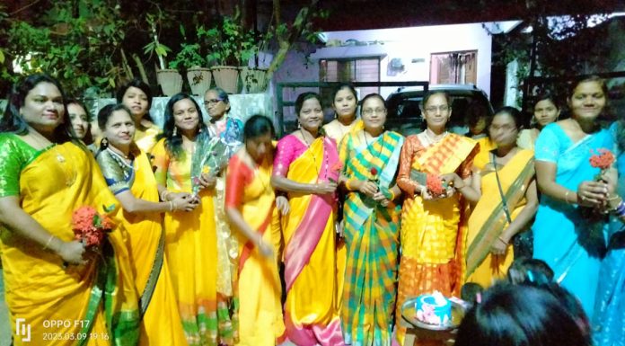 एकता शारदा महिला मंडळ व एकता महिला बचतगट गणेश नगर येथे जागतिक महिला दिनानिमित्त विविध कार्यक्रमांचे आयोजन