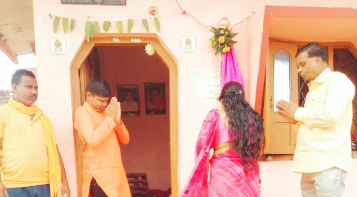 गुढी पाडवा निमित्त हिंदू मराठी नवीन वर्ष मोठ्या उत्साहात साजरे