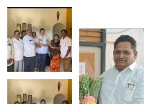 माजी आमदार वामनराव चटप यांच्या हस्ते सेवानिवृत्त मंडळ अधिकारी राजेंद्र पचारे यांच्या सत्कार