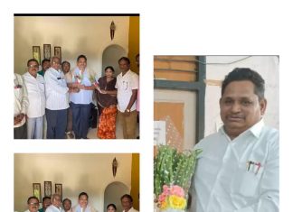 माजी आमदार वामनराव चटप यांच्या हस्ते सेवानिवृत्त मंडळ अधिकारी राजेंद्र पचारे यांच्या सत्कार