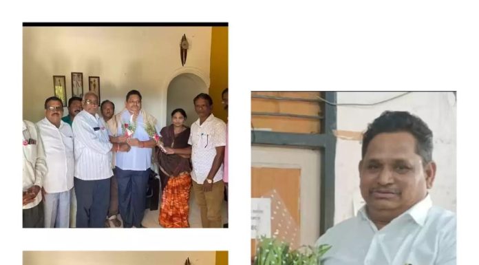 माजी आमदार वामनराव चटप यांच्या हस्ते सेवानिवृत्त मंडळ अधिकारी राजेंद्र पचारे यांच्या सत्कार