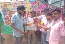 माजी न.प.उपाध्यक्ष अनिल भाऊ कुनघाडकर यांच्या हस्ते इंदिरानगर येथे पाणपोई चे उदघाटन