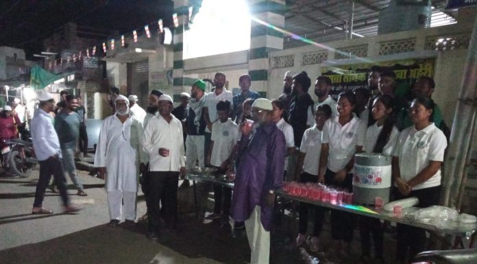 समता सैनिक दल शाखा अहेरीच्या वतीने शरबत वाटप…!