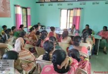 ग्रामपंचायत दिभना येथे मासिक पाळी व्यवस्थापन बाबत जनजागृती