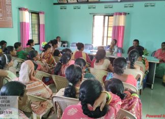 ग्रामपंचायत दिभना येथे मासिक पाळी व्यवस्थापन बाबत जनजागृती