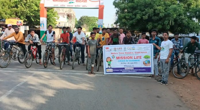 युवकांनी रॅलीतून जागर केले सायकलचे महत्त्व