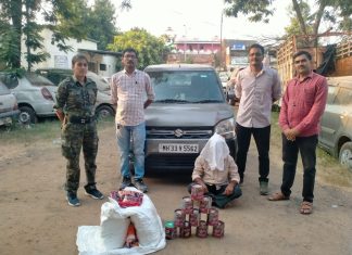 वाहनासह सुगंधीत तंबाखू केला जप्त