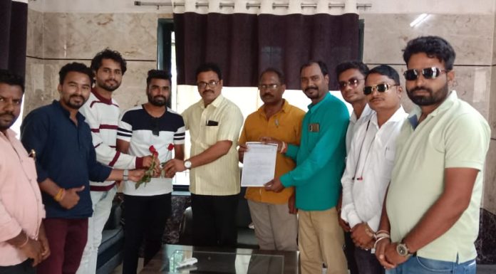 भाजपा जिल्हाध्यक्ष प्रशांत वाघरे यांच्या हस्ते ऑल इंडिया टेनिस बॉल क्रिकेट चॅम्पियनशिप मध्ये निवड झालेल्या खेळाडूंचा सत्कार