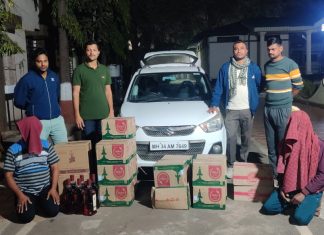 गडचिरोली : दारुसह, दोघांना अटक