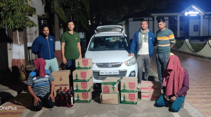 गडचिरोली : दारुसह, दोघांना अटक