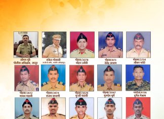 गडचिरोली पोलीस अधिकारी व अंमलदार मा. राष्ट्रपती “पोलीस शौर्य पदक जाहीर