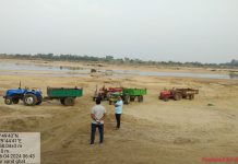 अवैध वाळू उपसा करणारी चार वाहने जप्त