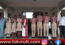 संजीवनी विद्यालय नवेगांव येथे शालेय मंत्रीमंडळाची स्थापना