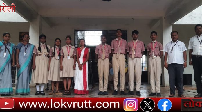 संजीवनी विद्यालय नवेगांव येथे शालेय मंत्रीमंडळाची स्थापना