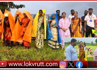 तनुश्री धर्मरावबाबा आत्राम यांनी थेट शेतावर जाऊन साधला शेतकऱ्यांशी संवाद