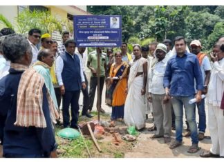 मुतनुर पर्यटन विकास कामांचे भूमिपूजन आ. डॉ. देवराव होळी