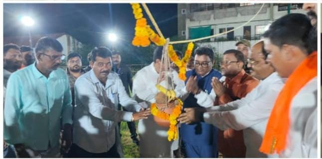 गडचिरोली शहरात श्रीकृष्ण जन्माष्टमी निमित्त दहीहंडी उत्सव साजरा