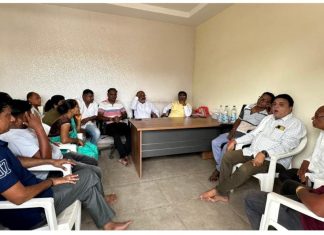 आमदार डॉ. होळी यांनी आष्टी येथे घेतली समन्वय बैठक