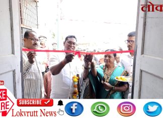 पुलखल येथे आमदार डॉ. नरोटे यांच्या हस्ते युवा गर्जना सार्वजनिक वाचनालयाचे उद्घाटन