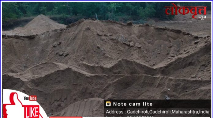 गडचिरोली : वनाधिकाऱ्यांची संगनमताने रेती तस्करांचा ‘रात्रीस खेळ चाले’