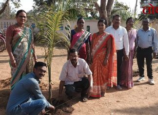 जि.प. केंद्र शाळा कुनघाडा (रै.) येथे वृक्षारोपण