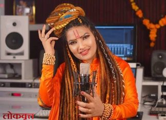 भगवा रंग भजन गायिका शहनाज अख्तर शिवजयंतीला गडचिरोलीत