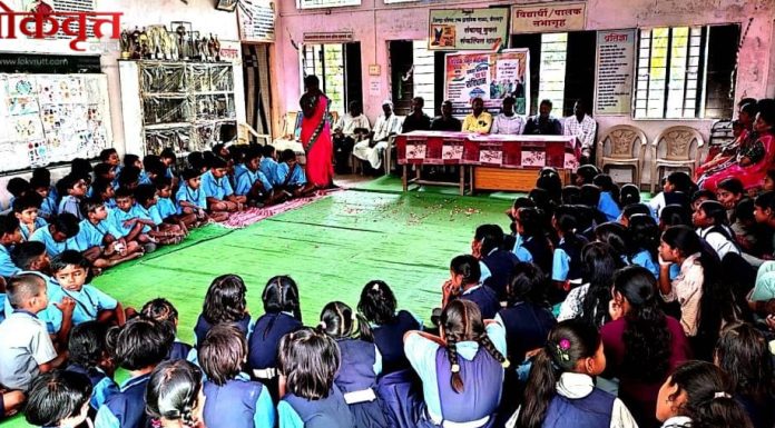 जि.प. उच्च प्राथमिक शाळा जयरामपूर येथे विद्यार्थ्यांचा निरोप समारंभ व गुणवंत विद्यार्थीनीचा सत्कार