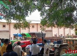 सिरोंचात महसूल विभागाची मोठी धडक कारवाई : गोदावरी नदीपात्रातून अवैध रेती वाहतूक करणारे 15 ट्रॅक्टर जप्त