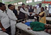 रानटी हत्तीच्या हल्ल्यात जखमी महिलेला तातडीची मदत