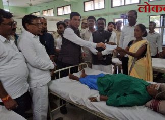 रानटी हत्तीच्या हल्ल्यात जखमी महिलेला तातडीची मदत