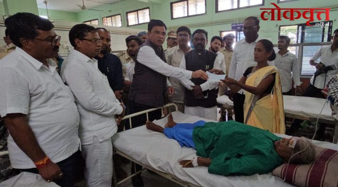 रानटी हत्तीच्या हल्ल्यात जखमी महिलेला तातडीची मदत