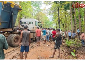 कोरची – कुरखेडा राष्ट्रीय महामार्गावर तब्बल 12 तासांचा लागला जाम