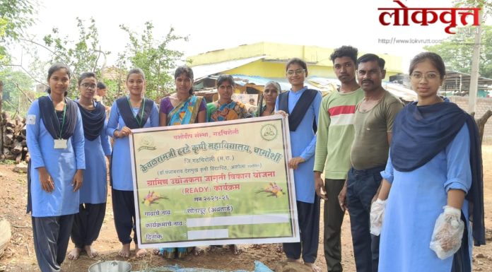 सोनापूरमध्ये वैरणीवर युरिया प्रक्रिया : कृषी विद्यार्थ्यांचा उपयुक्त प्रयोग