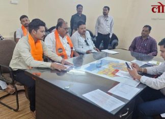 गडचिरोली नगरपरिषदेस समोर मनविसे आक्रमक : मराठी पाट्यांची मागणी