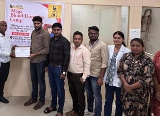 श्रीराम फायनान्स लिमिटेड, चंद्रपूरच्या वतीने रक्तदान शिबिराचे यशस्वी आयोजन