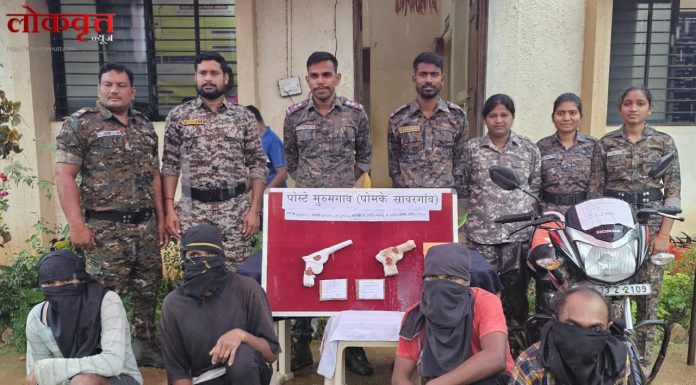 बंदुकीचा धाक दाखवून ट्रक चालकाला लुटणारे चौघे अटकेत