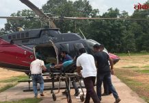 लॉईड्स मेटल्स अॅण्ड एनर्जी लिमिटेड च्या संचालकांनी स्वतः हेलिकॉप्टर उडवून पोलिस कर्मचाऱ्याला दिला नवजीव