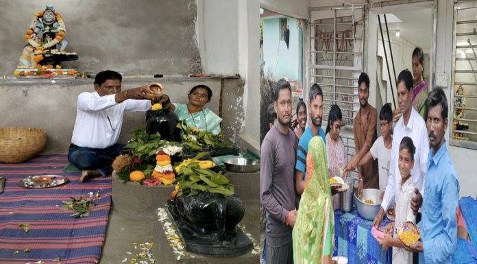 मार्कंडादेव येथे शिवलिंग स्थापना सोहळा भक्तिमय उत्साहात संपन्न