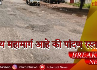 गडचिरोलीच्या प्रवेशद्वारावर खड्डे, धूळ आणि दुर्गंधीचा साम्राज्य : राष्ट्रीय महामार्ग आहे की पांदण रस्ता?