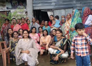 श्री फाउंडेशन तर्फे वृद्धाश्रमात नवरात्र उत्सव – वृद्ध माऊलींची ओटी भरून साजरी भक्तीमय परंपरा