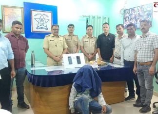 घरफोडी आरोपीच्या चोवीस तासात आवळल्या मुसक्या