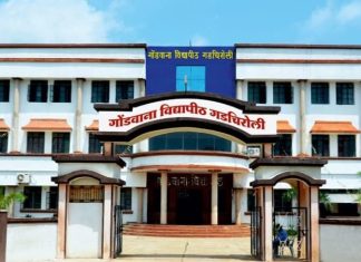 अबब….गोंडवाना विद्यापीठ परिसरात बिबट्याचा वावर